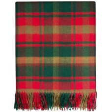 Lambswool Blanket - Maple Leaf Canadian Tartan 